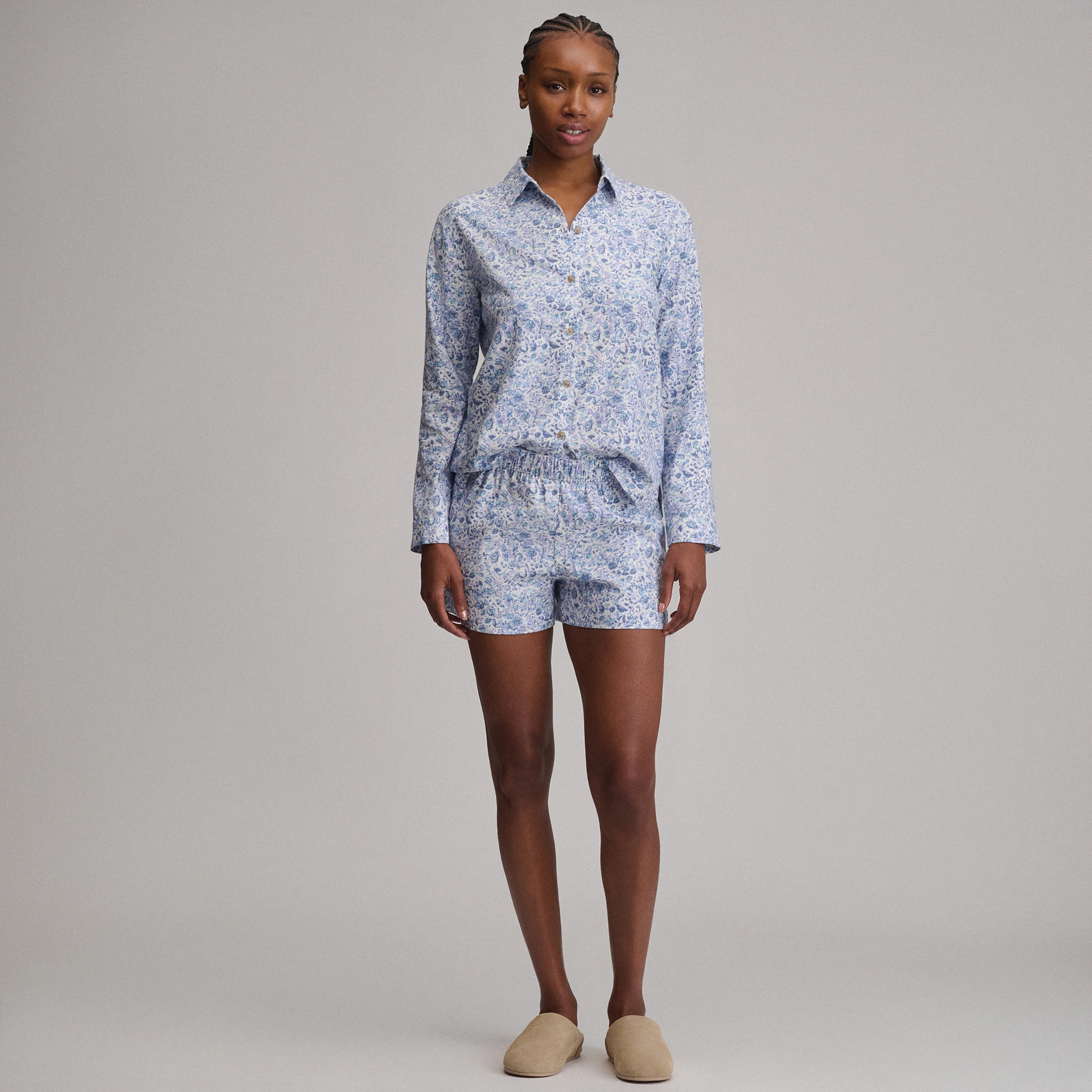 Women's Long-Sleeve Softened Sleep Shirt