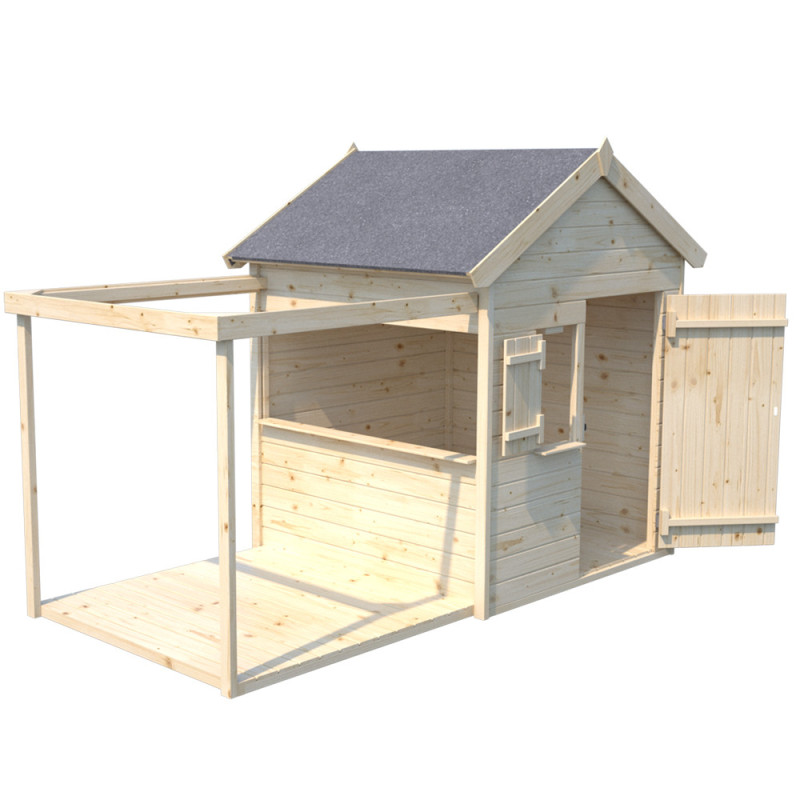Cabane pour enfant Epicerie 2,45 x 1,28 x 1,63 m SOULET