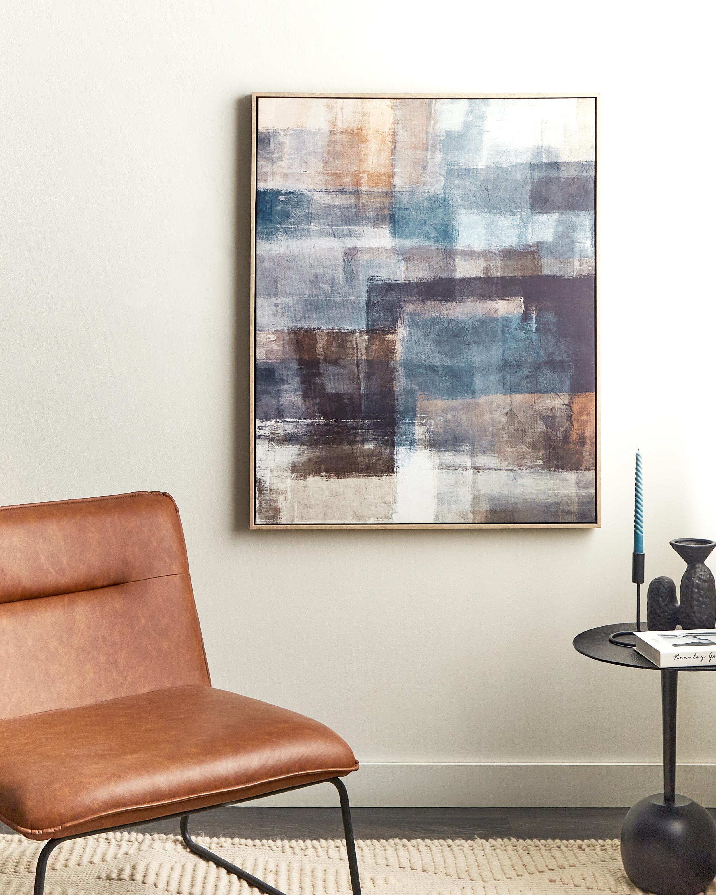 Canvas PULSANO Abstract Motif 83 x 103 cm Multicolour