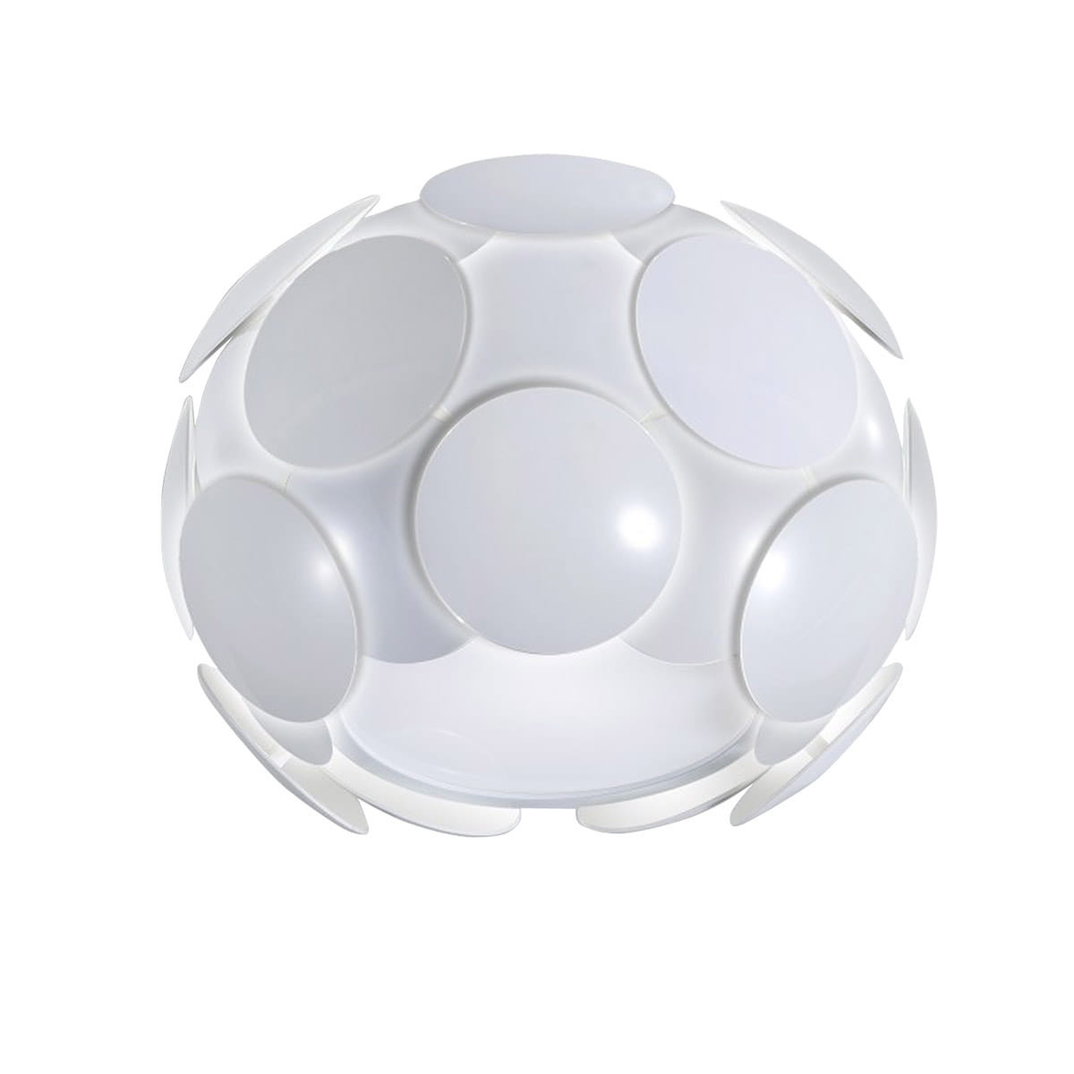 Lampa sufitowa biała SANTINA 1xE27x60W wym: 24x31x31 cm Italux