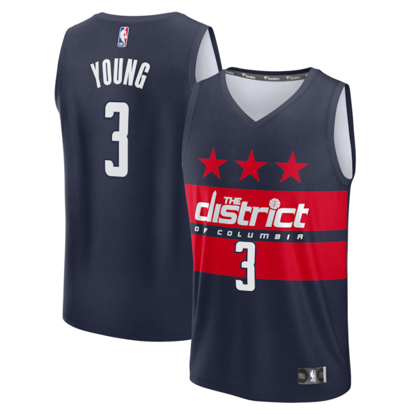 Trae Young Washington Wizards  Fast Break - Statement Edition - Navy