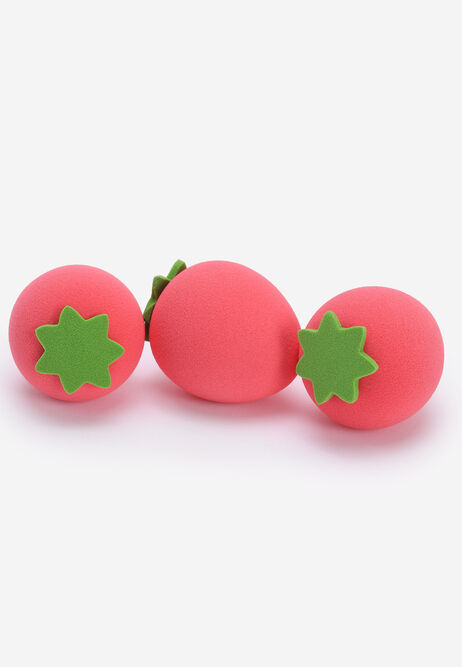 Womens 3pk Red Strawberry Beauty Blending Sponges
