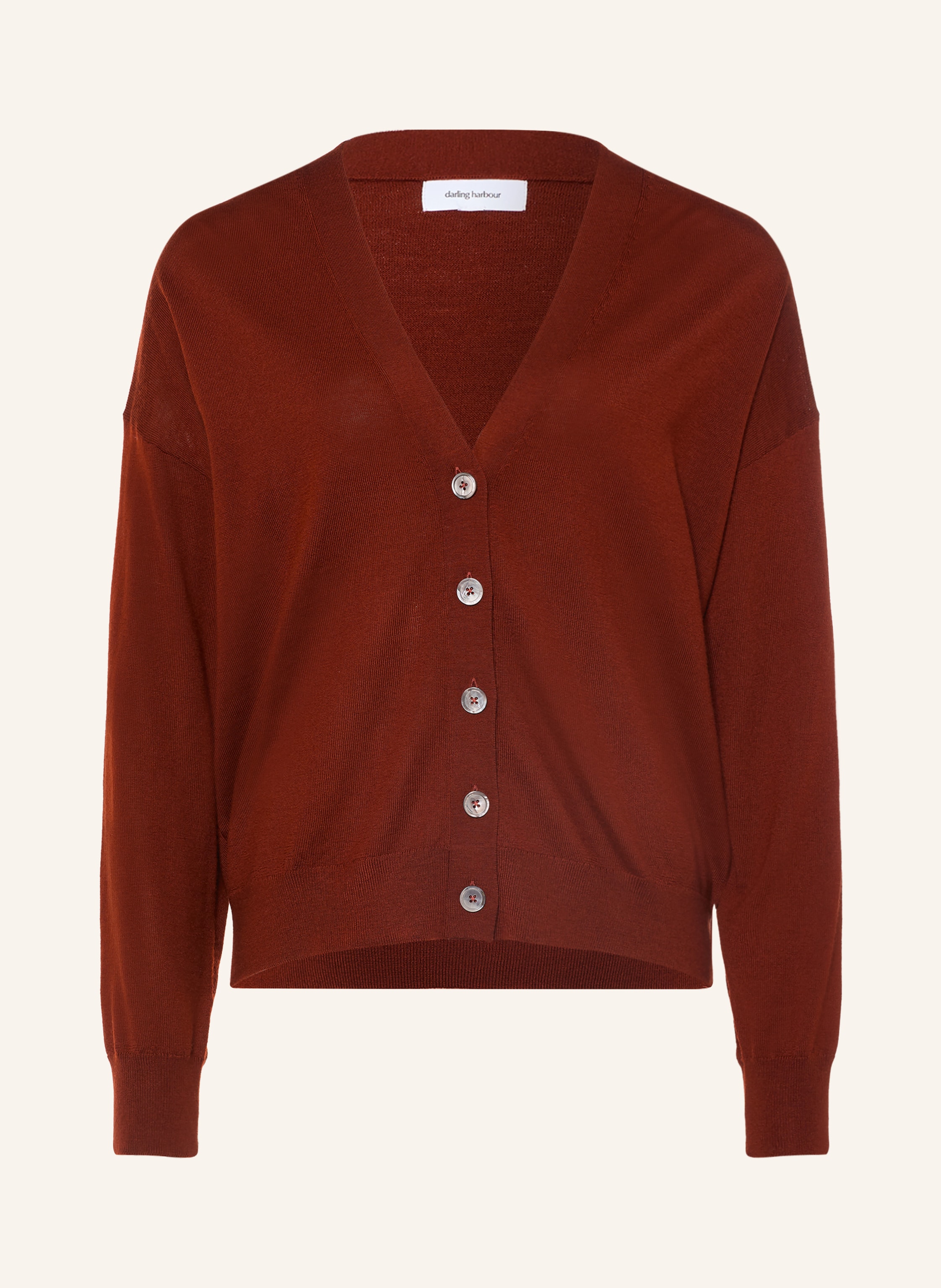 darling harbour Strickjacke aus Merinowolle