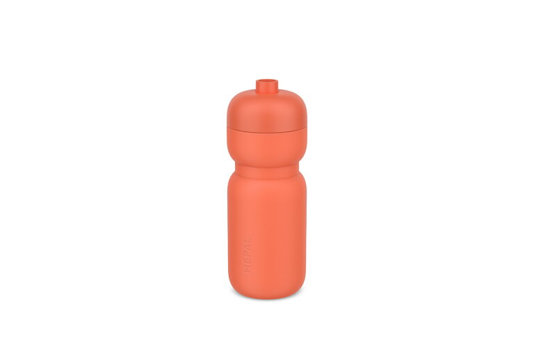 bidon squeeze sport 600 ml - peach orange