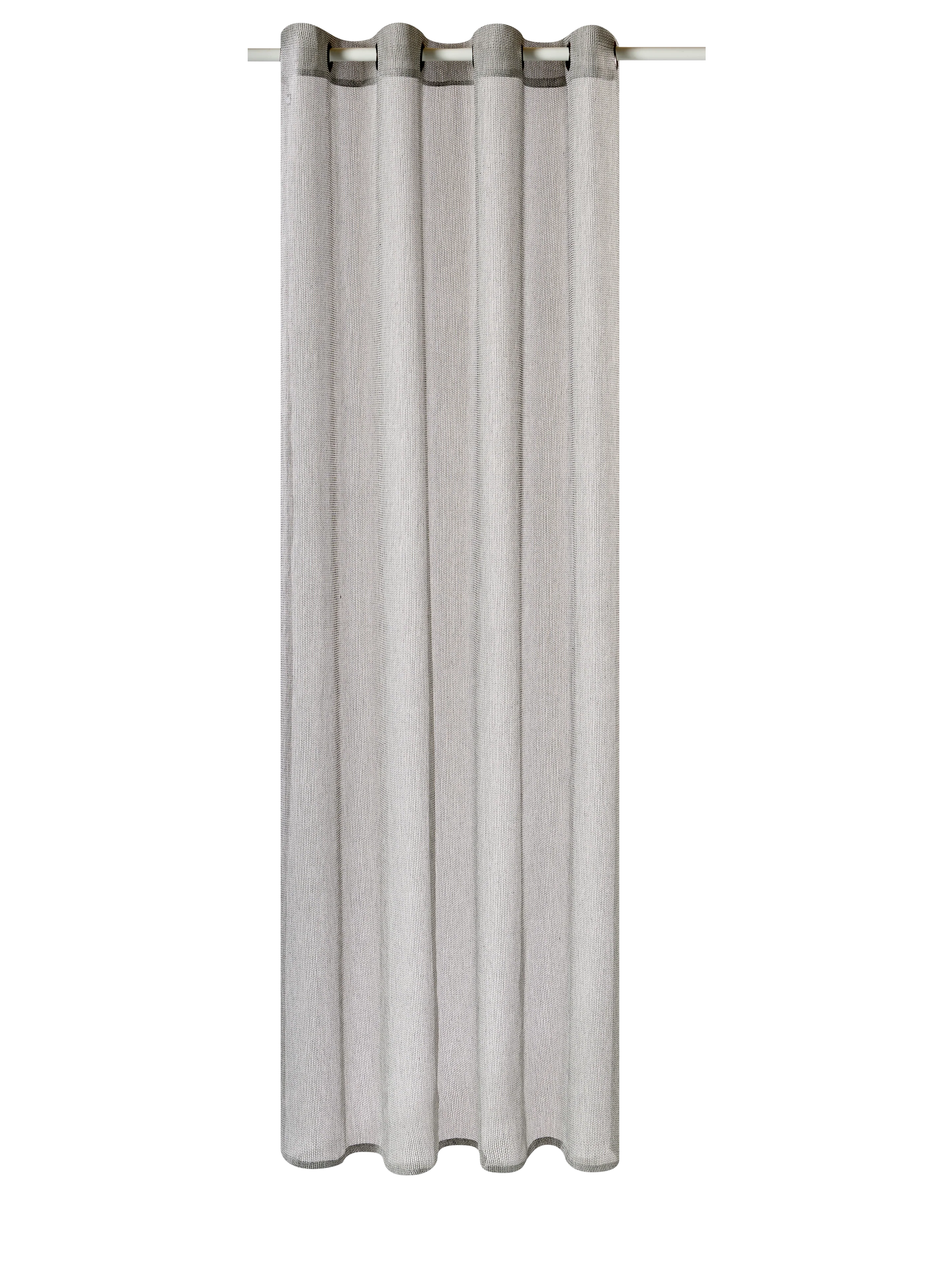 Voilage CHINO coloris gris 140 x 240 cm