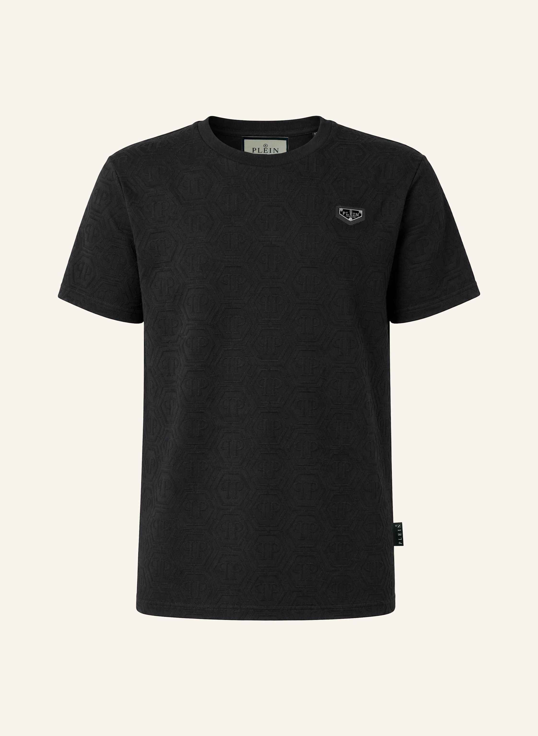 PHILIPP PLEIN Kurzarm-Rundhals-T-Shirt MONOGRAM
