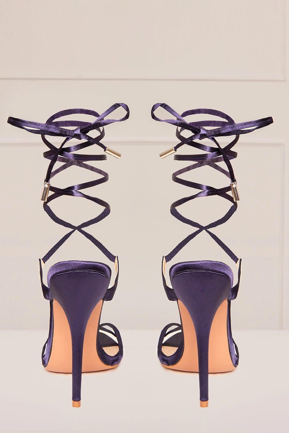Chi Chi London High Heel Lace Up Sandal
