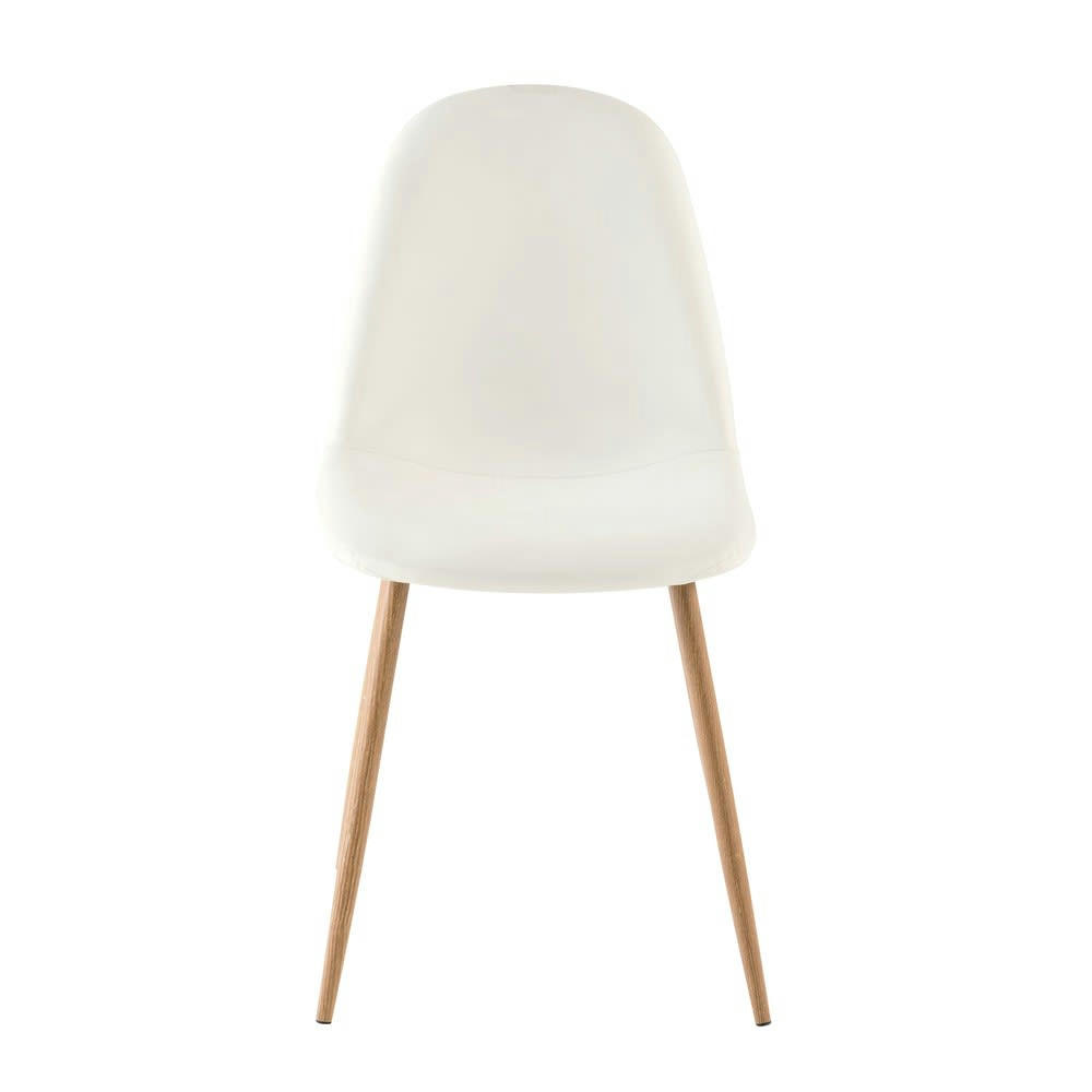 Clyde - Chaise style scandinave blanche
