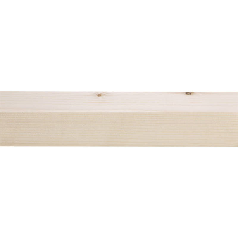 Chevron en sapin brut 270 x 3,8 x 3,8 cm