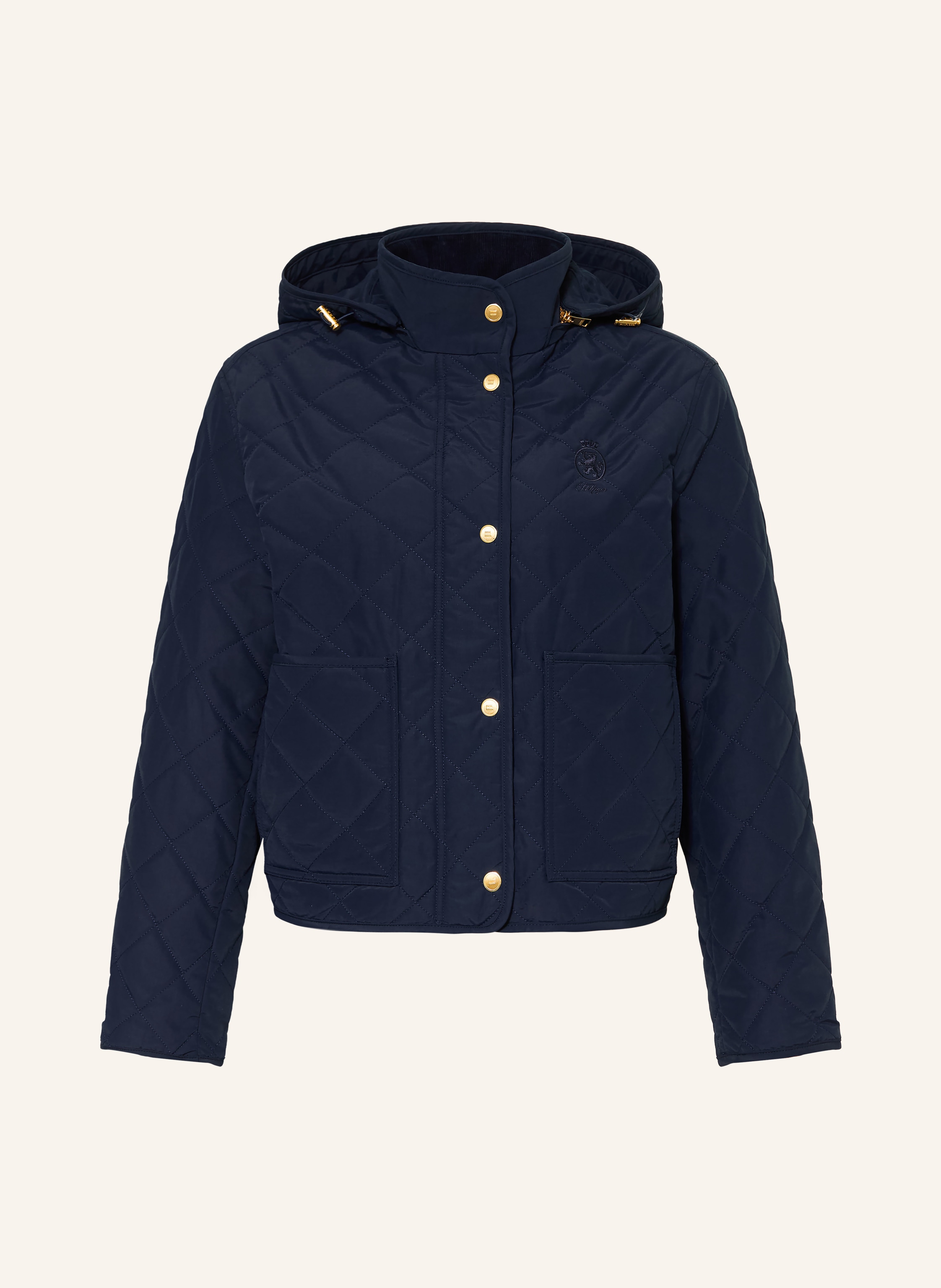 TOMMY HILFIGER Steppjacke mit abnehmbarer Kapuze