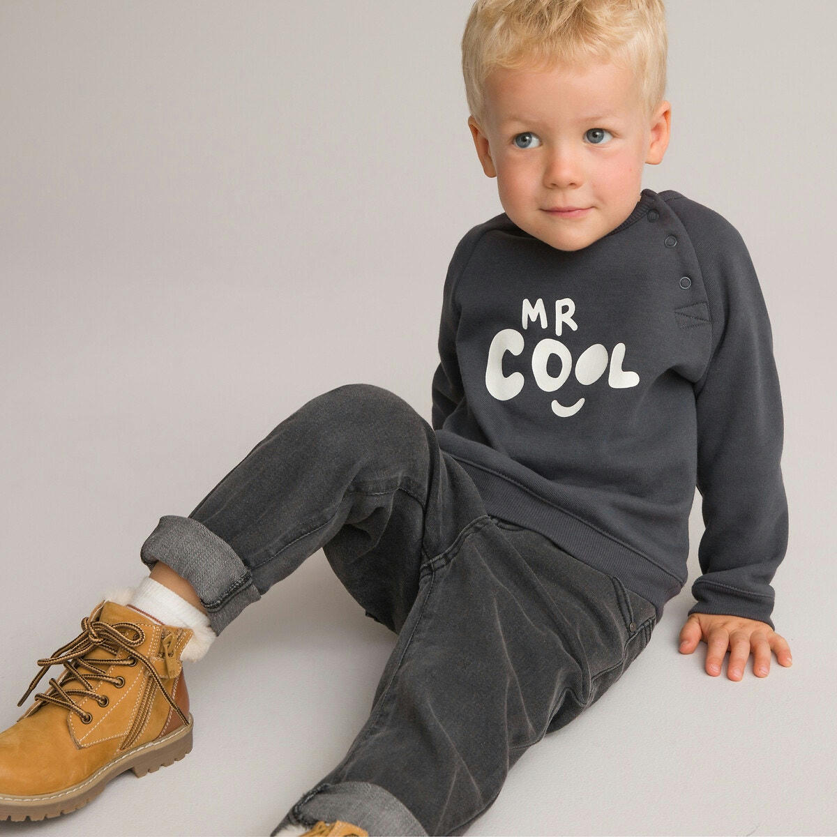 Sweat col rond en molleton