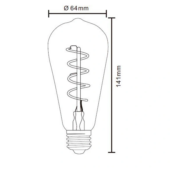 LED-Leuchtmittel »DUBAN«, E27, 4,5W, 200lm