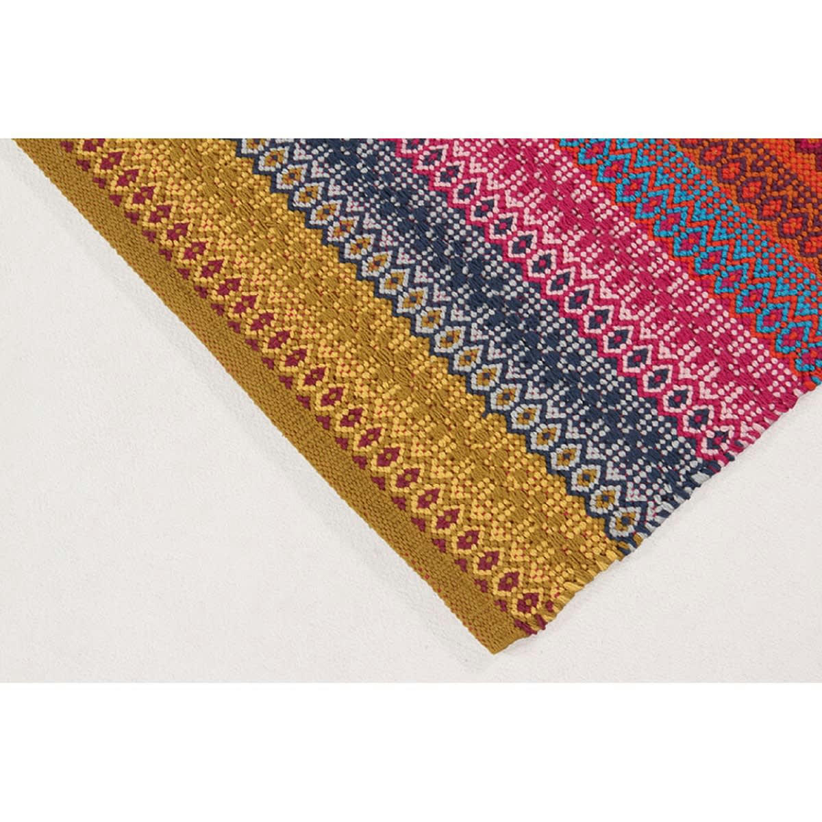 DAKAR - Tapis de salon en coton multicolore 80x150 cm