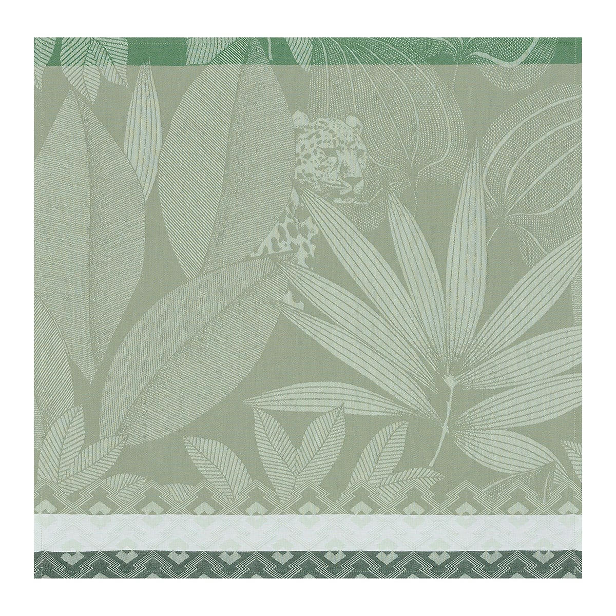 NATURE SAUVAGE - Serviette en coton crocodile 58 x 58
