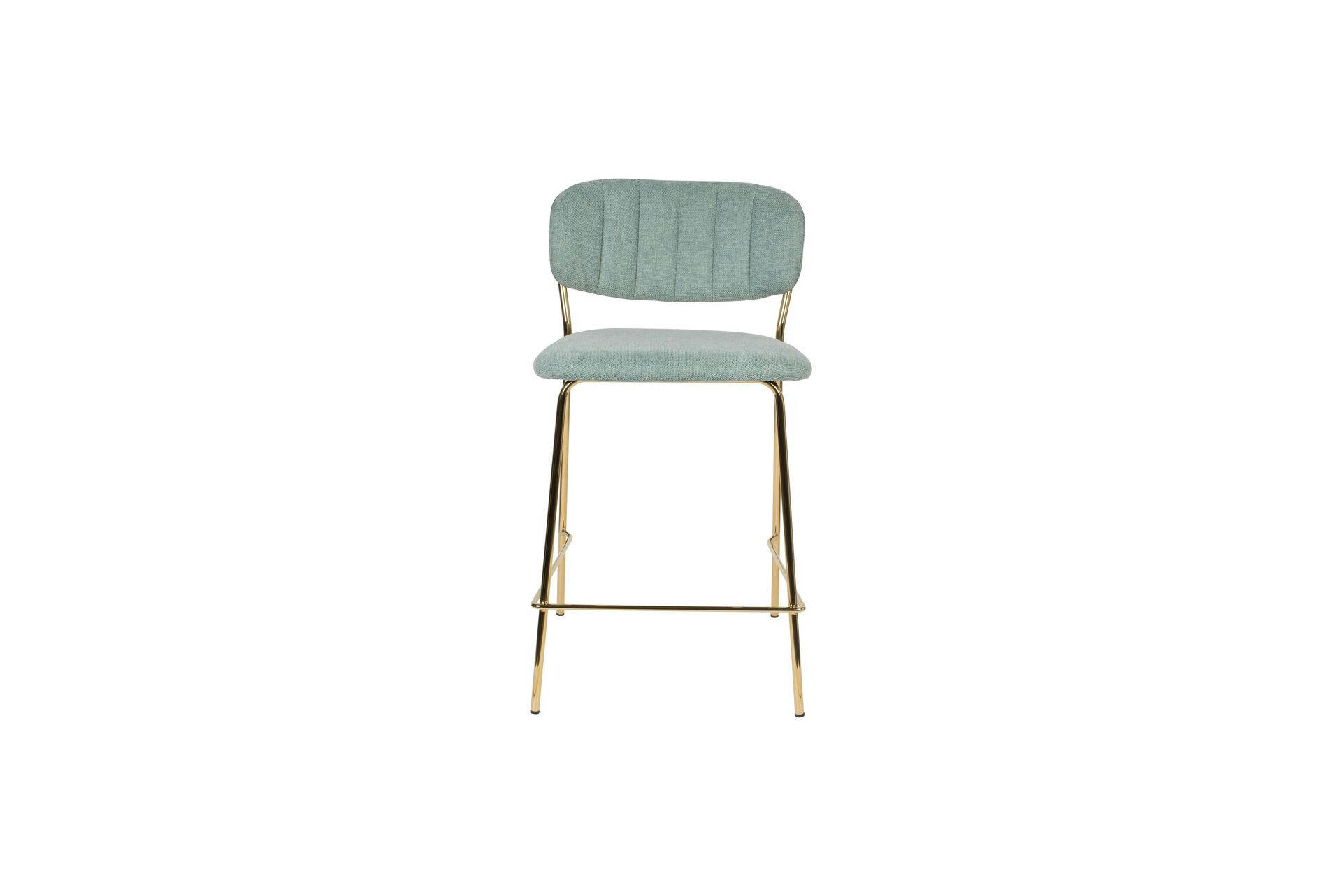 BELLAGIO - Tabouret  de comptoir en velours vert