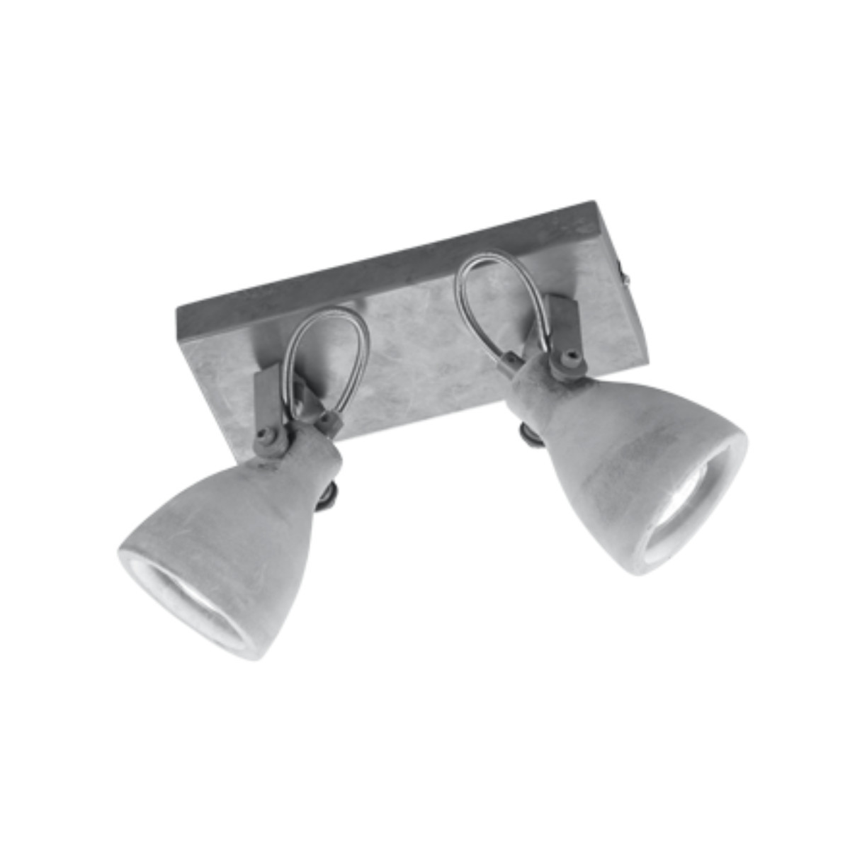 Spot listwa szary CONCRETE2xGU10x42W wym:18x23x10cm IP20 Trio