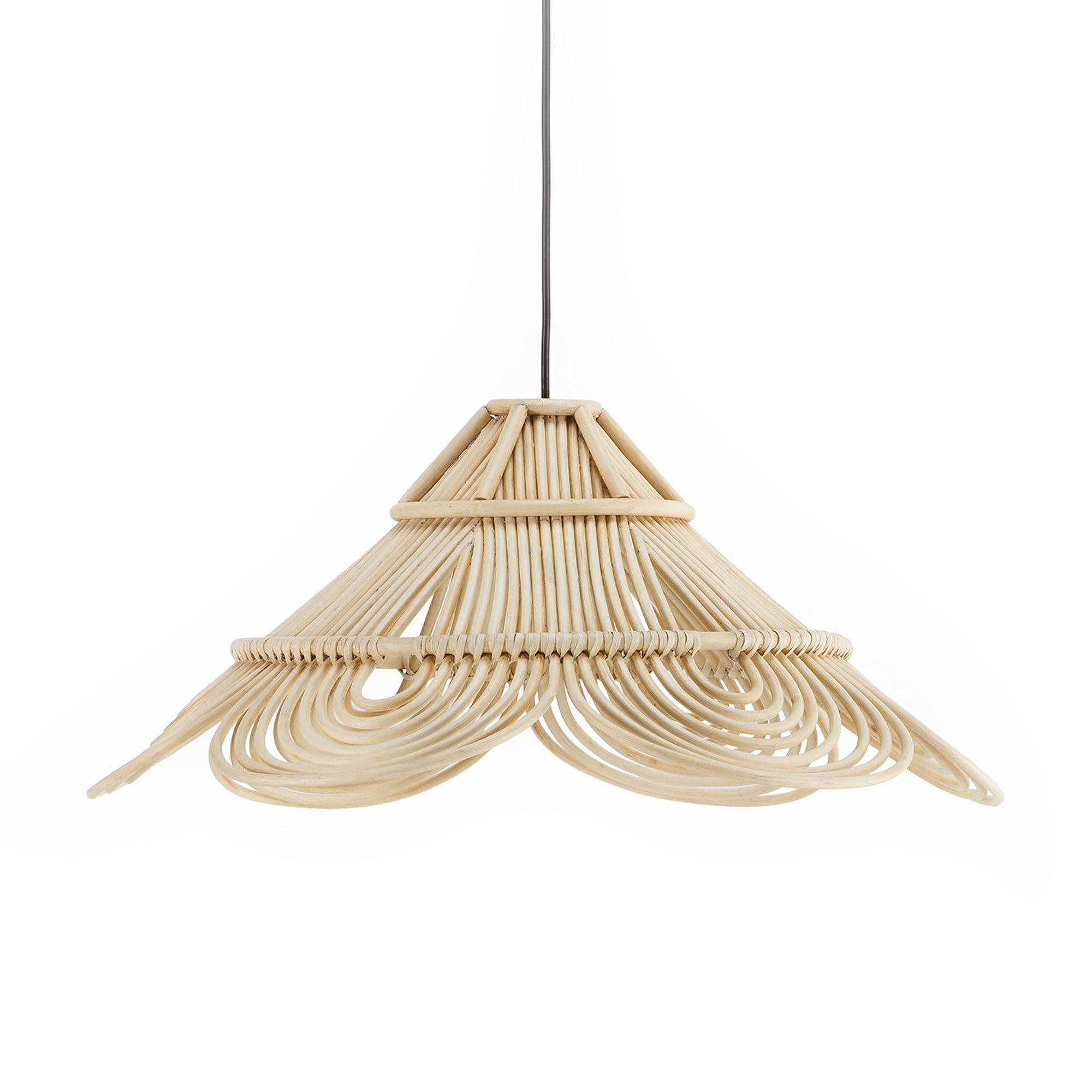 RATTAN - Lamp à suspension en rotin pour chambre de bébé