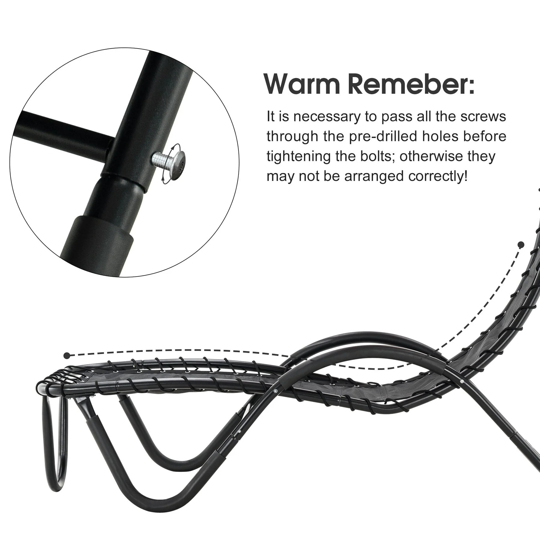 Outdoor Chaise Lounge Chair