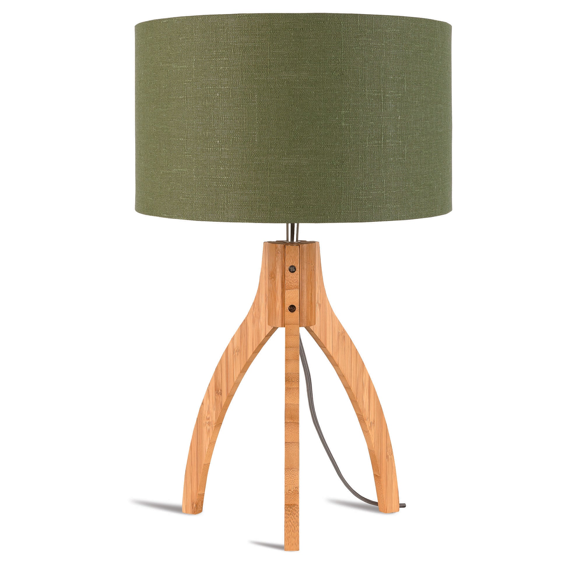 GOOD&MOJO tafellamp Annapurna - groen - Ø36cm
