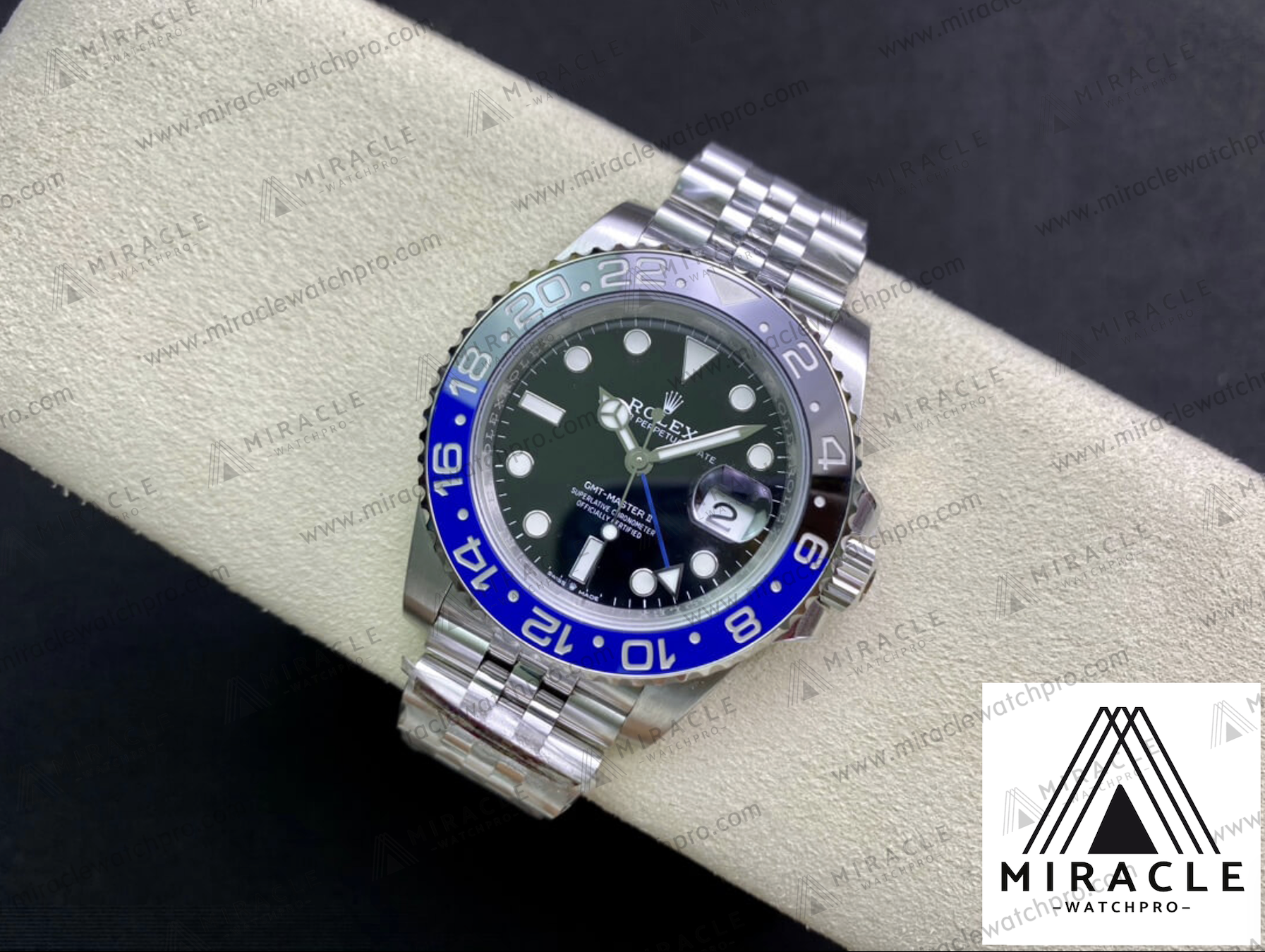 ROLEX-GMT MASTER II-ref.M126710BLNR-0002- Elite Clone-40mm-Replica Watch