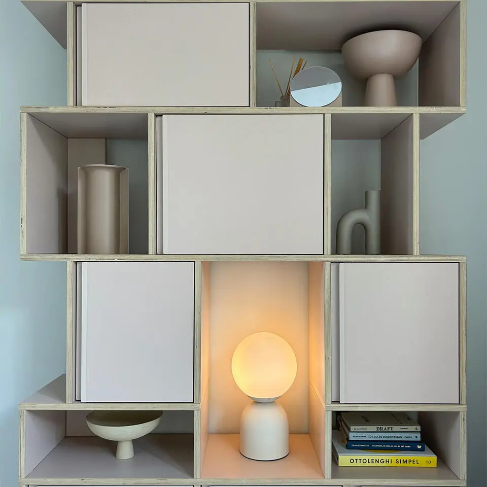 Qazqa up? en downlight lamp pallontrend beige e27