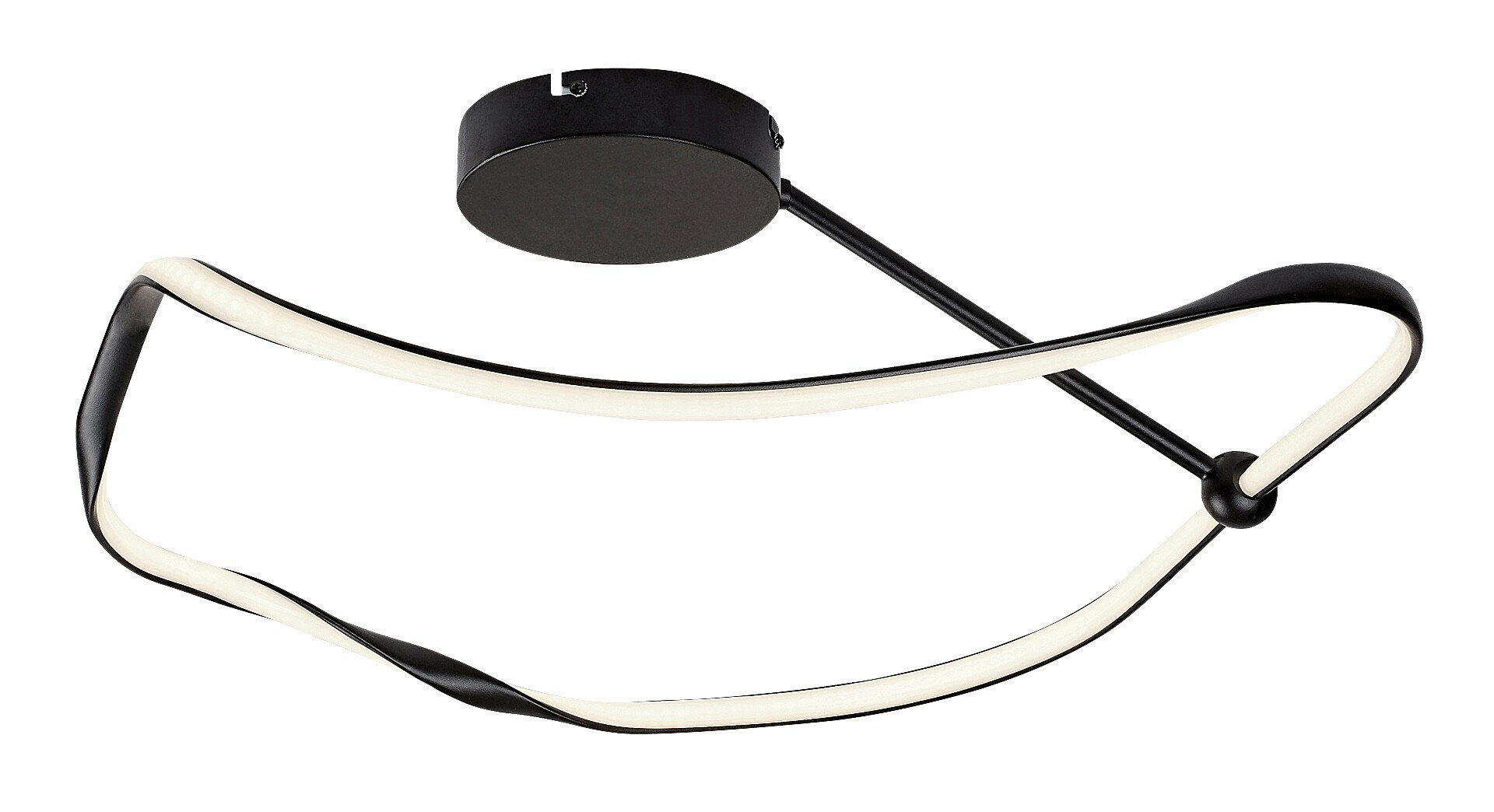 Lampa sufitowa MIROSSI czarno-biała LED 1x38W Neutralna biel 2240lm Rabalux