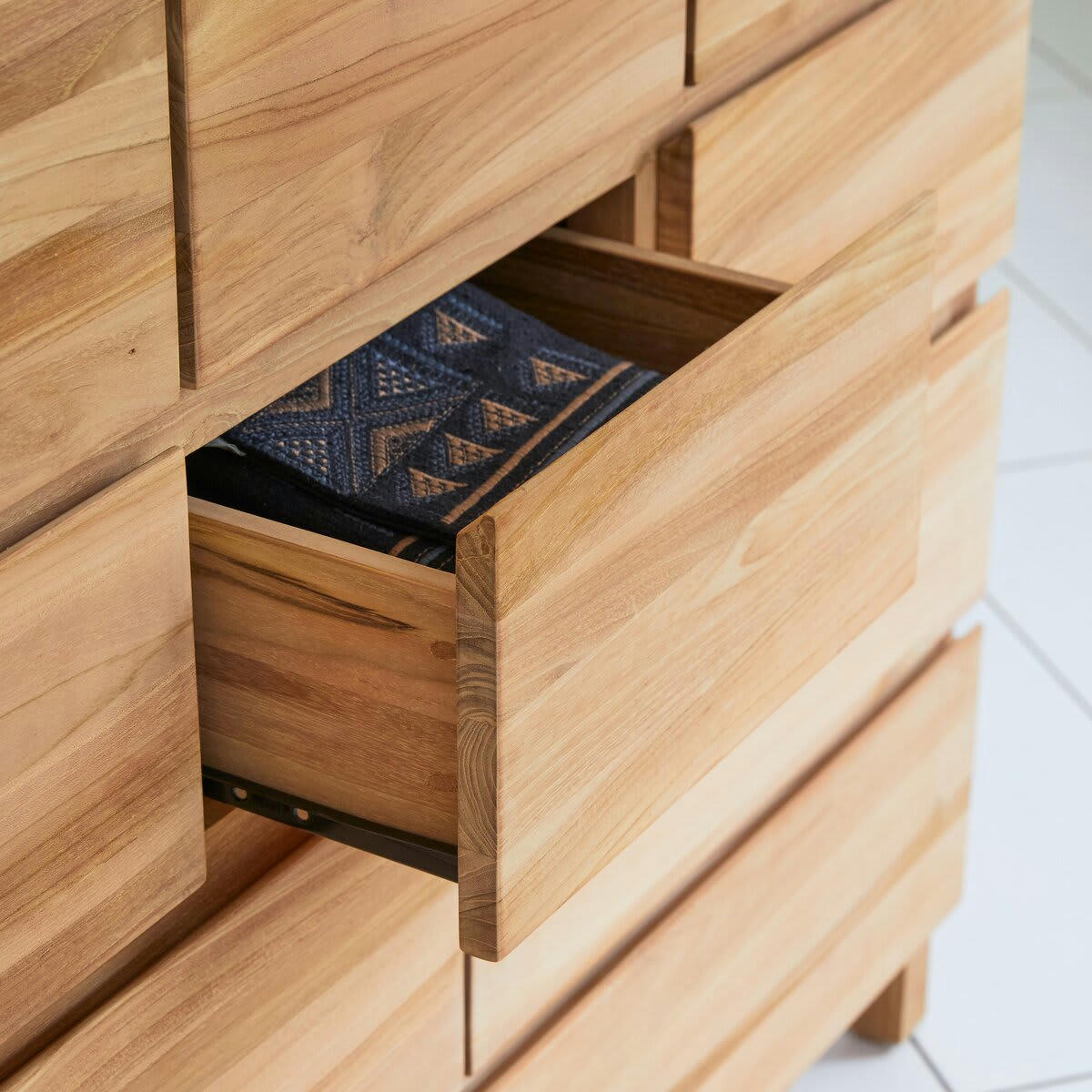 MILANO - Commode en teck massif