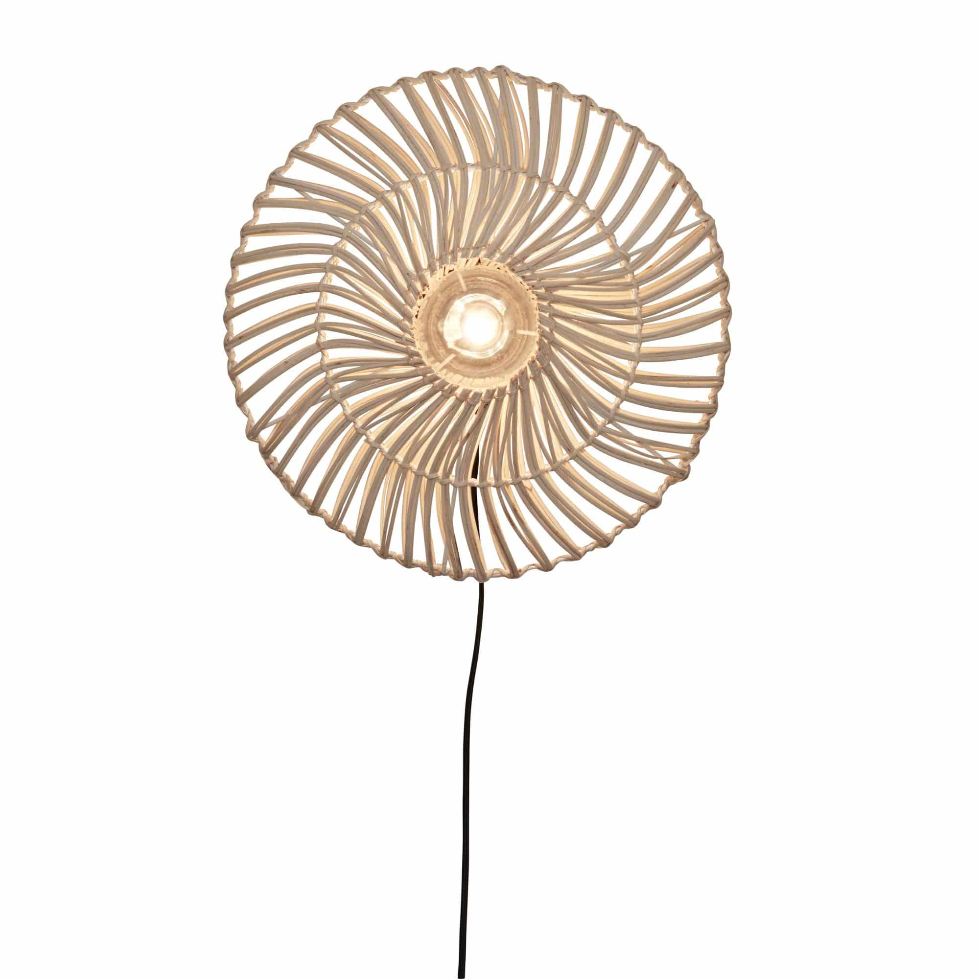 GOOD&MOJO wandlamp Zanzibar - wit - Ø55cm