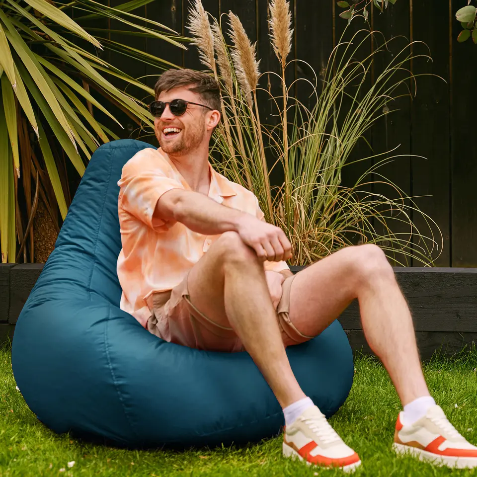 Veeva Zitzak Gaming - Zitzak Buiten - Blauwgroen