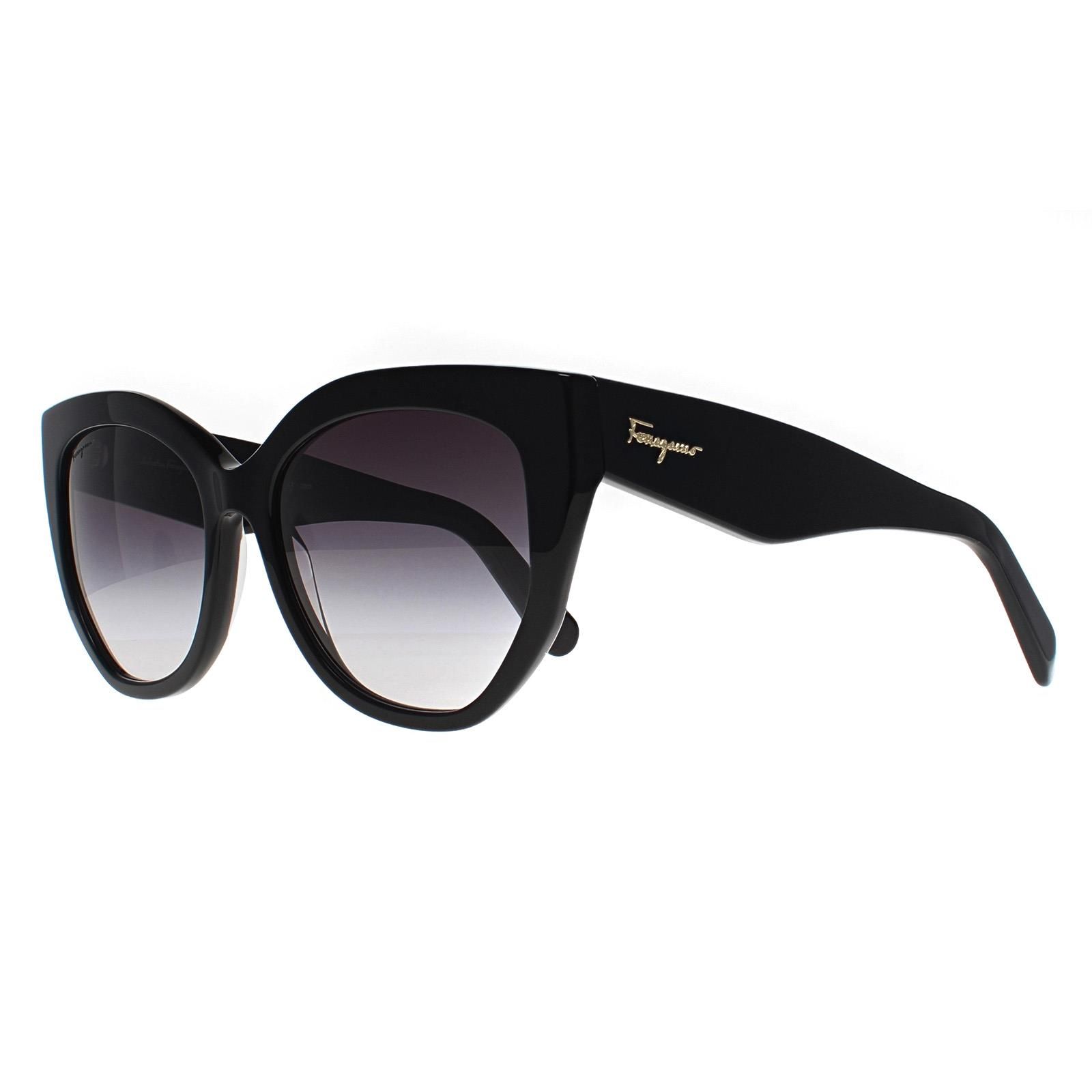 Salvatore Ferragamo Cat Eye Black Grey Gradient SF1061S