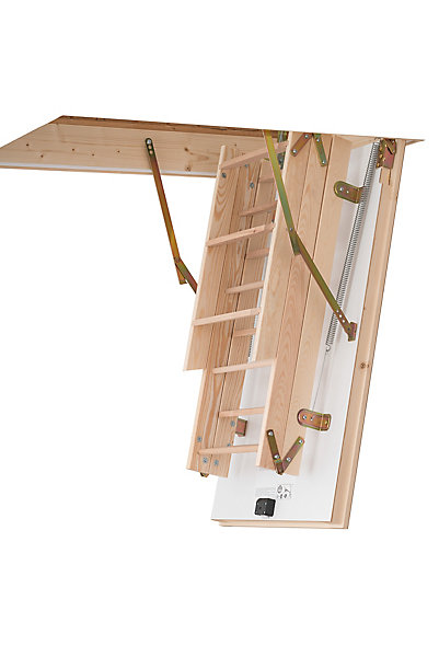Escalier escamotable haute qualité isolation supérieure (échelle 3 plans 12 marches 120x60)