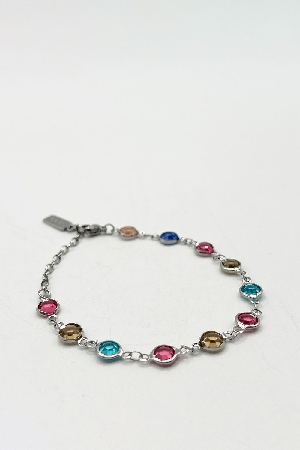 SVNX Crystal Bracelet in Multi - Stainless Steel - Gift Boxed