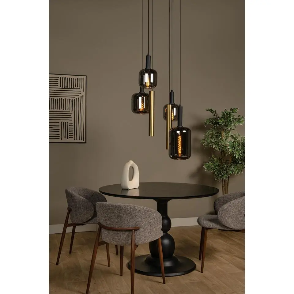 Lucide JOANET Hanglamp - Messing