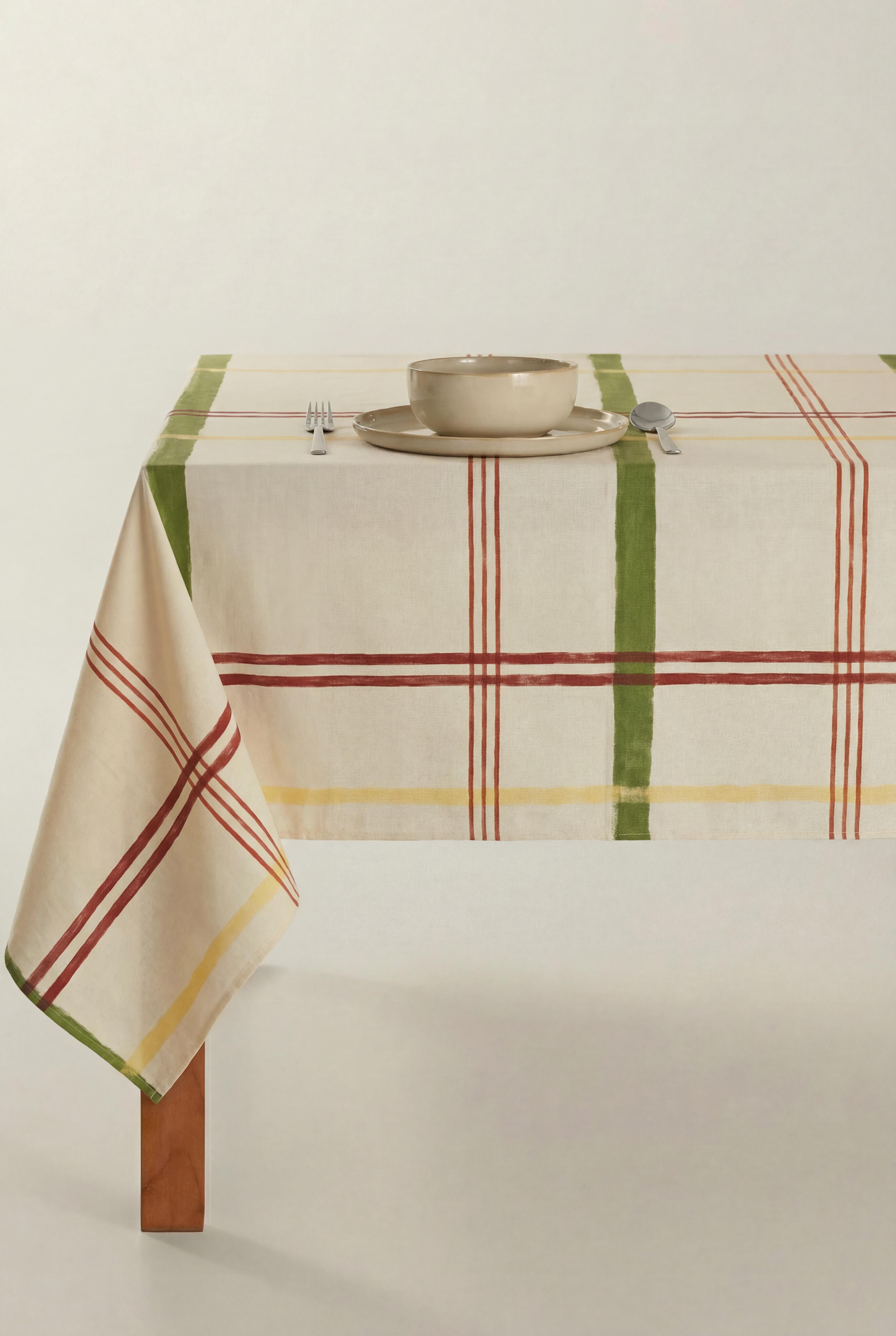 Mantel water repellent estampado 140 x 240 cm