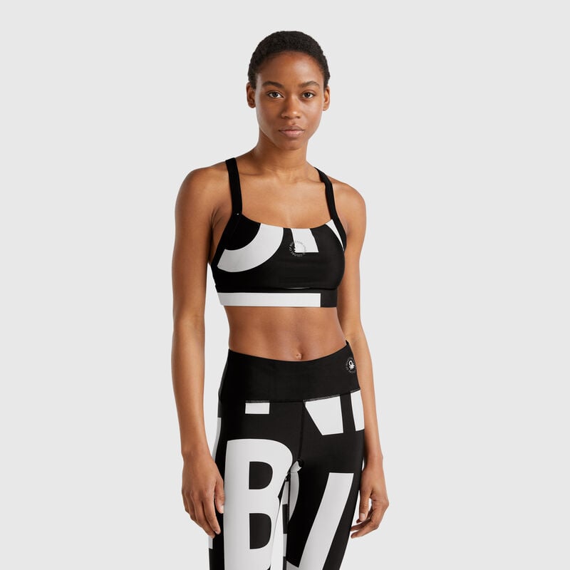 Sports bra top with padding
