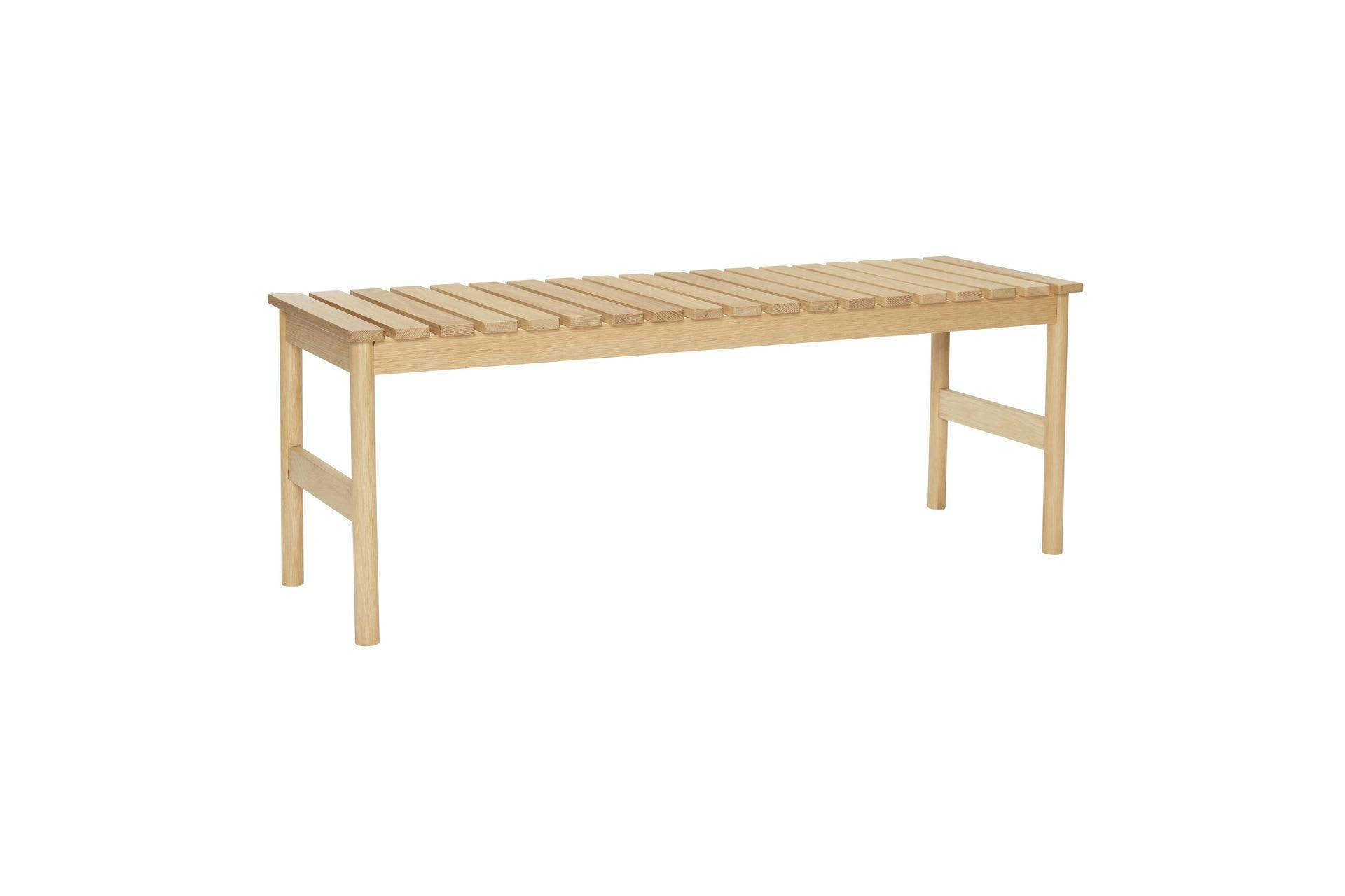 NOMADE - Banc 2 places en bois beige