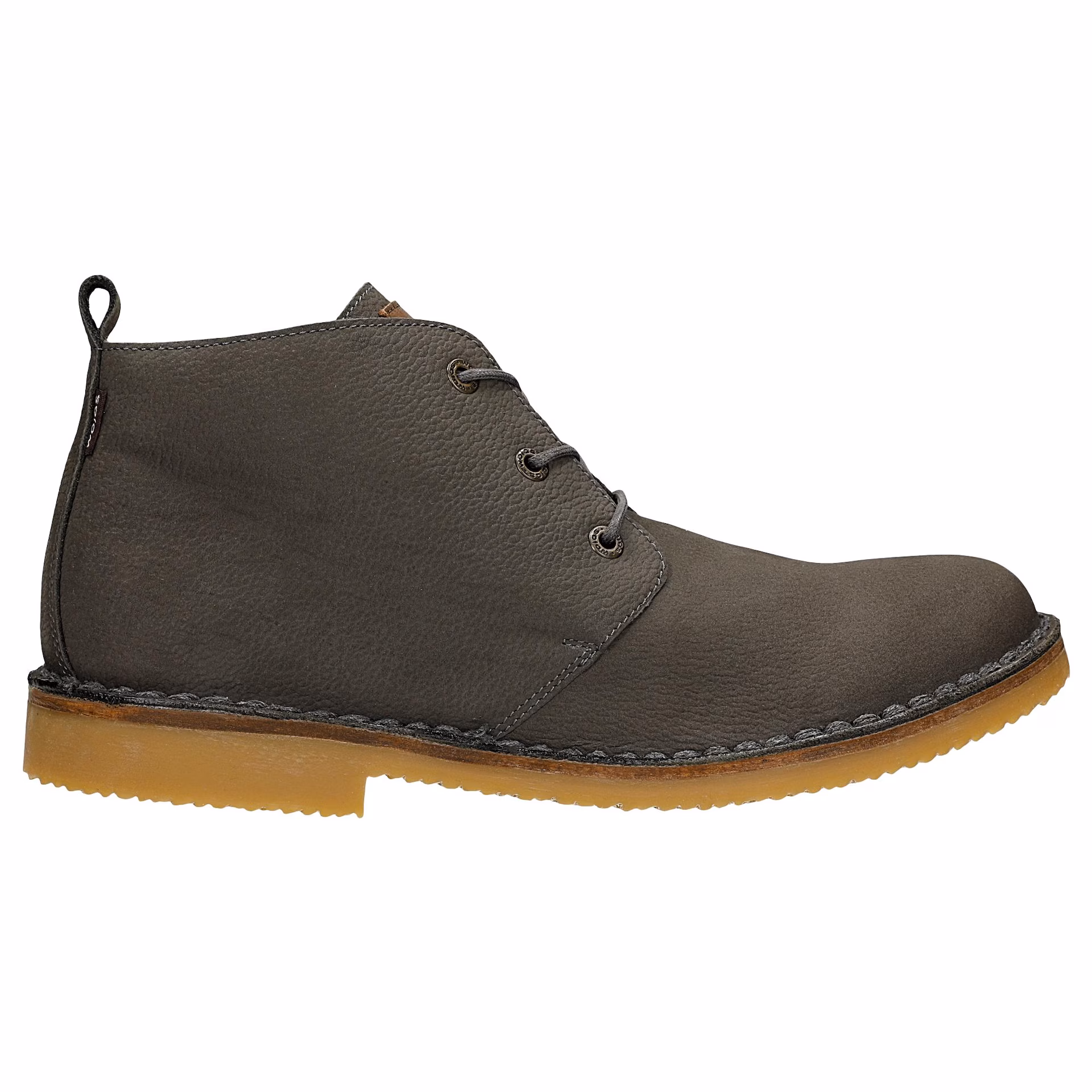 Ciemnoszare trzewiki męskie chukka boots