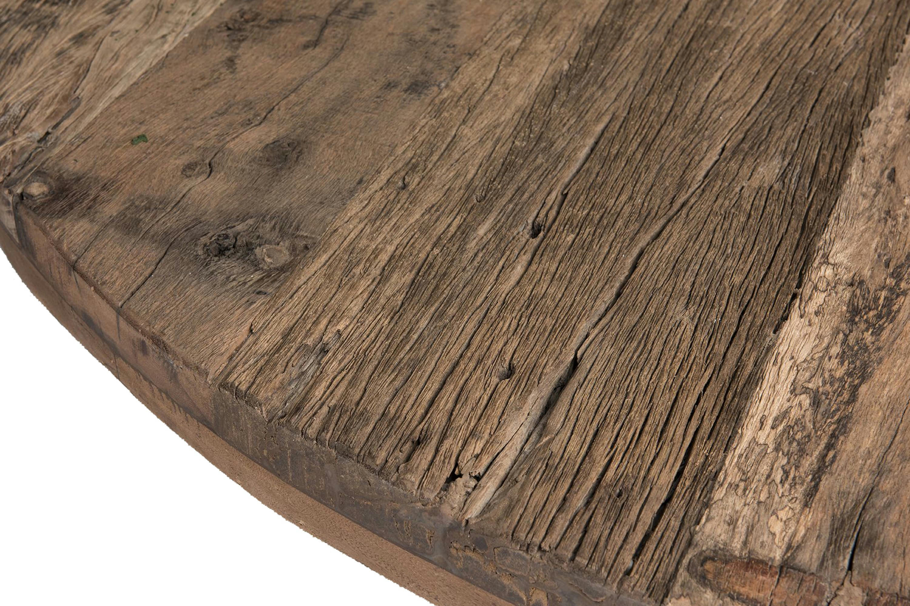 RIVERWOOD - RIVERWOOD-Table à manger ovale 10/12 personnes, Spider et Bois recyclé