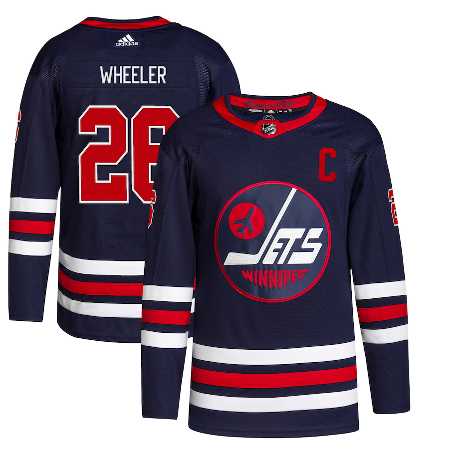 Blake Wheeler Winnipeg Jets adidas 2021/22 Alternate Primegreen Authentic Pro Player Jersey - Navy