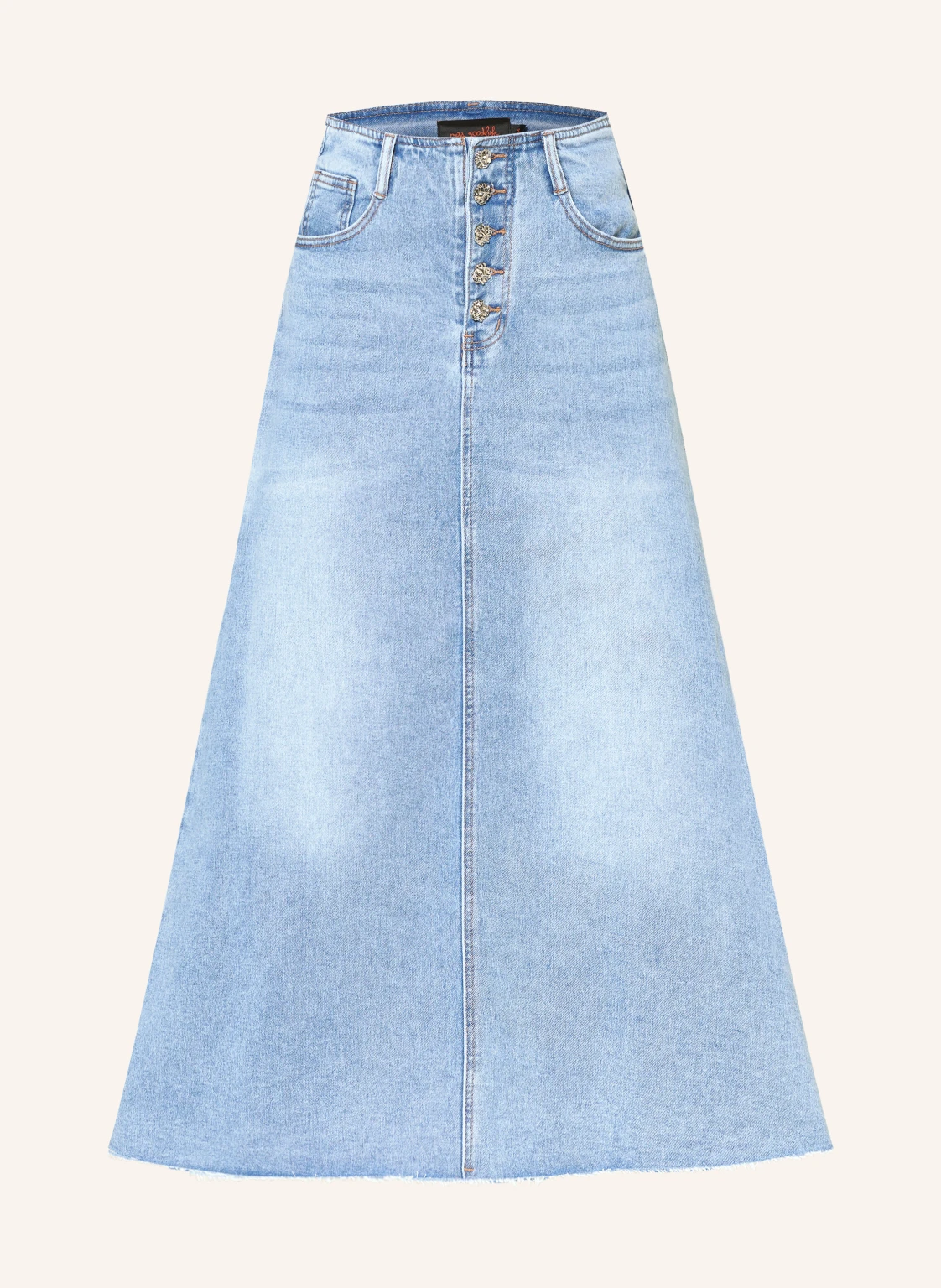 miss goodlife Jeansrock mit Schmucksteinen