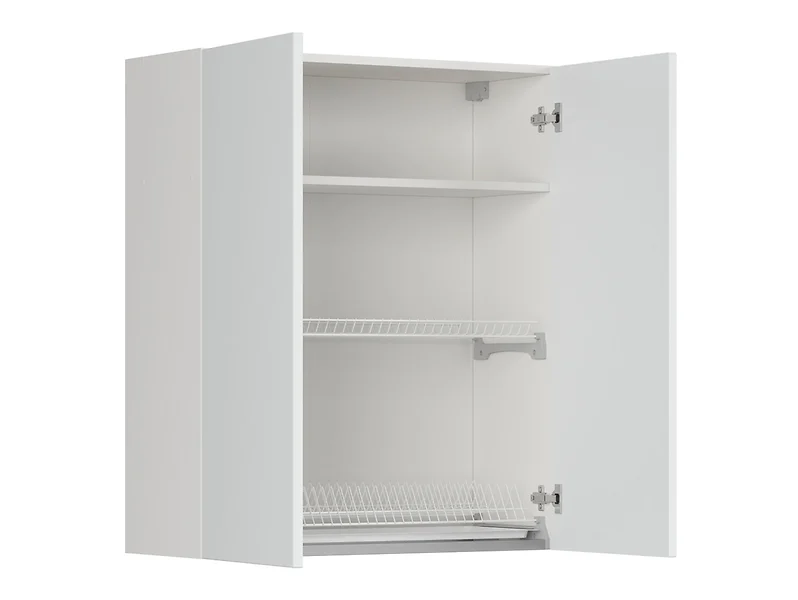 Szafka kuchenna górna Top Line 2 80 cm z ociekarką dwudrzwiowa śnieżny super mat