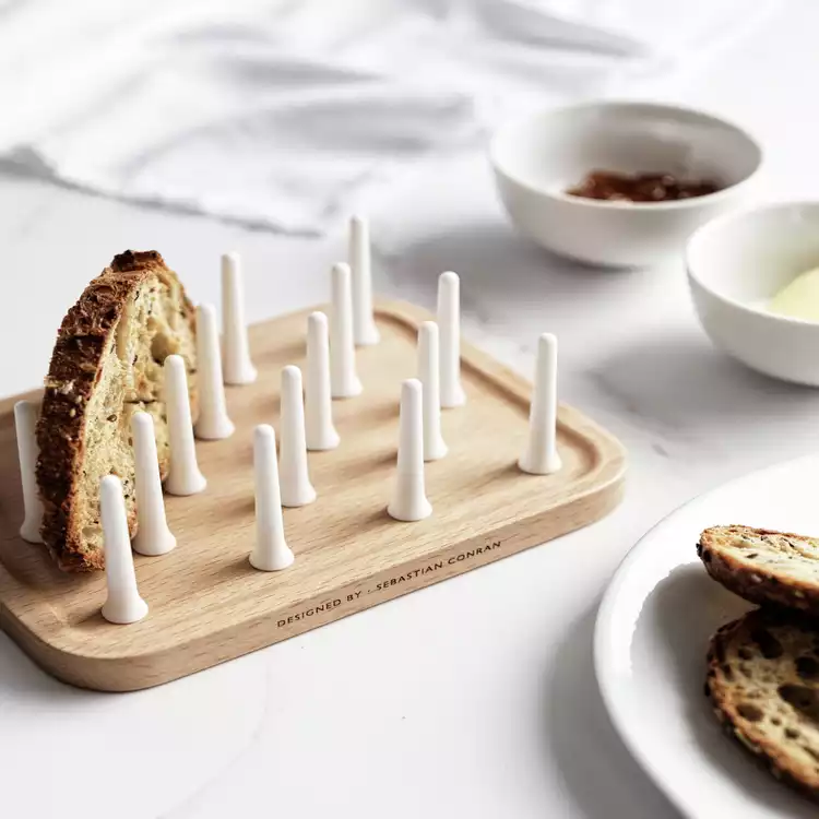 Designed by Sebastian Conran Beech Wood Toast Rack
