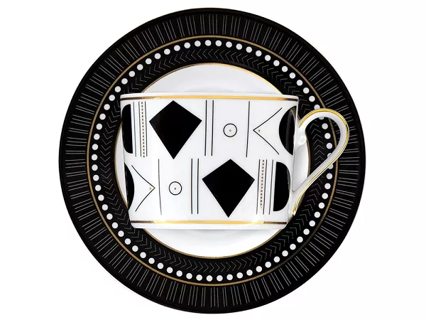 Zestaw do kawy dla 6 osób (12el) Ćmielów - Kolekcja Jenny ART DECO GX48