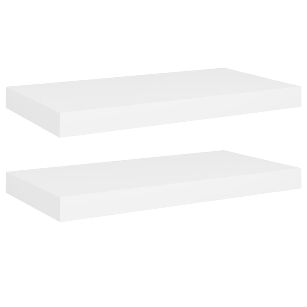 Półka ścienna Biały 50 x 23 x 3.8 cm MDF vidaXL