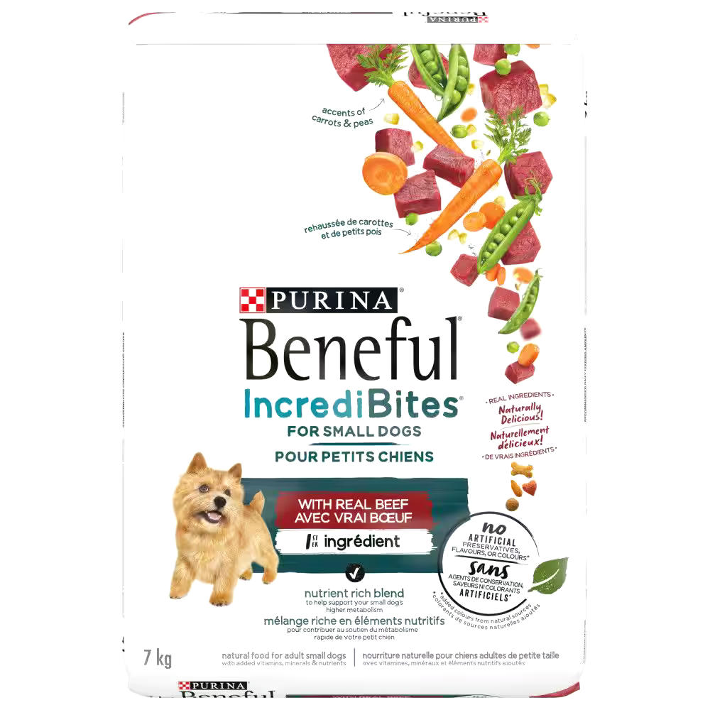 Purina Beneful® IncrediBites® for Small Dogs Beef Adult Dry Dog Food, 15-lb