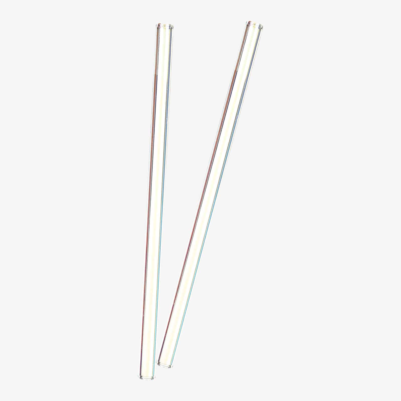 Glas-Trinkhalme Grün, 2 Stück