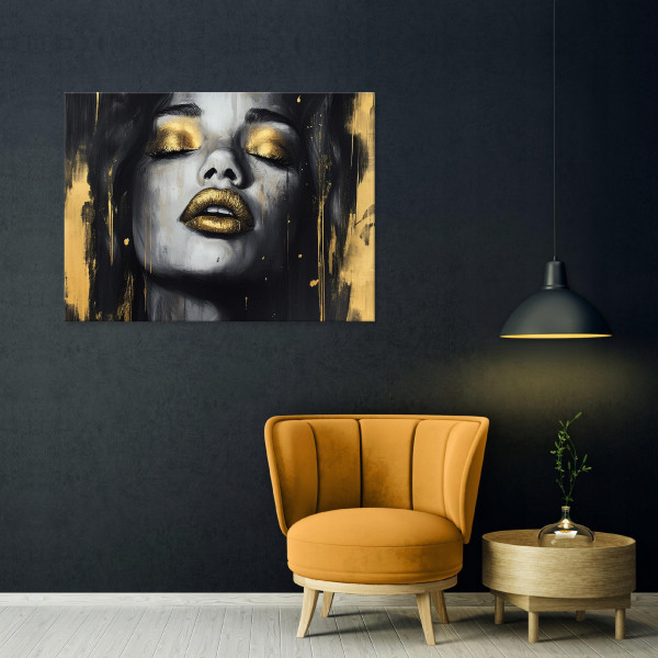 Obraz Na Płótnie Ścianę Kobieta Abstrakcja Do Sypialni Salonu Kuchni 60X40