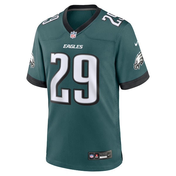 Avonte Maddox Philadelphia Eagles Nike Team Game Jersey - Midnight Green
