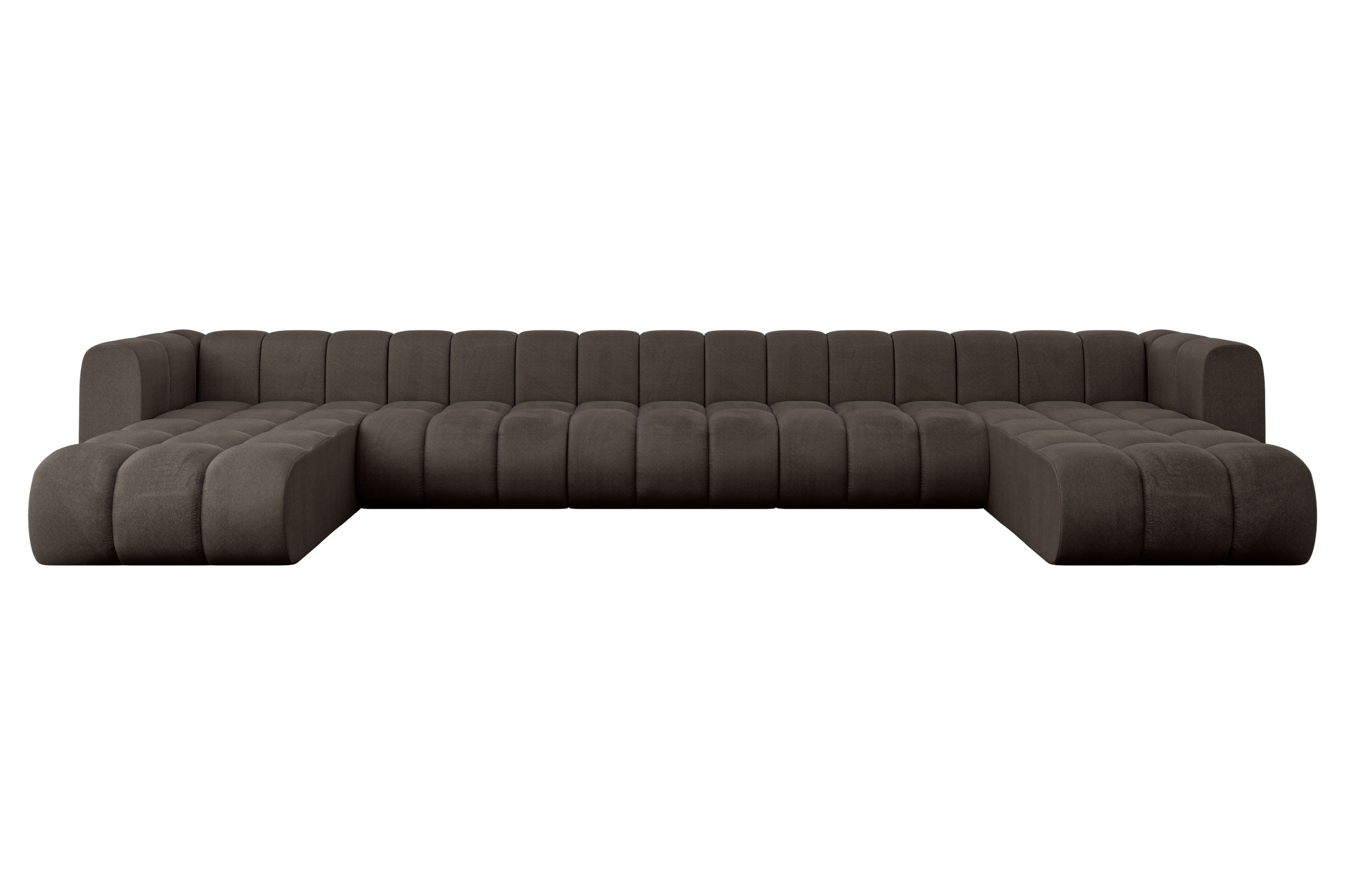 Narożnik uniwersalny modułowy Joren-U3 - 501x177x70 cm Brązowy