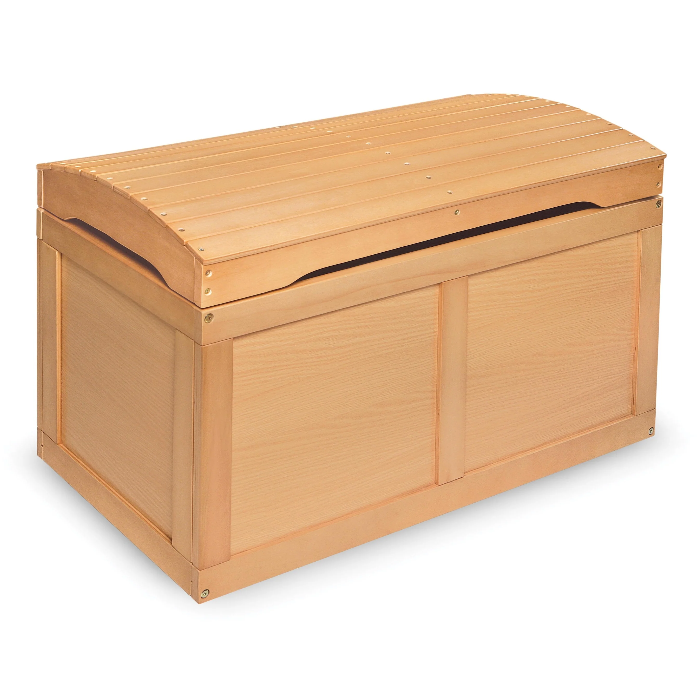Hardwood Barrel Top Toy Chest